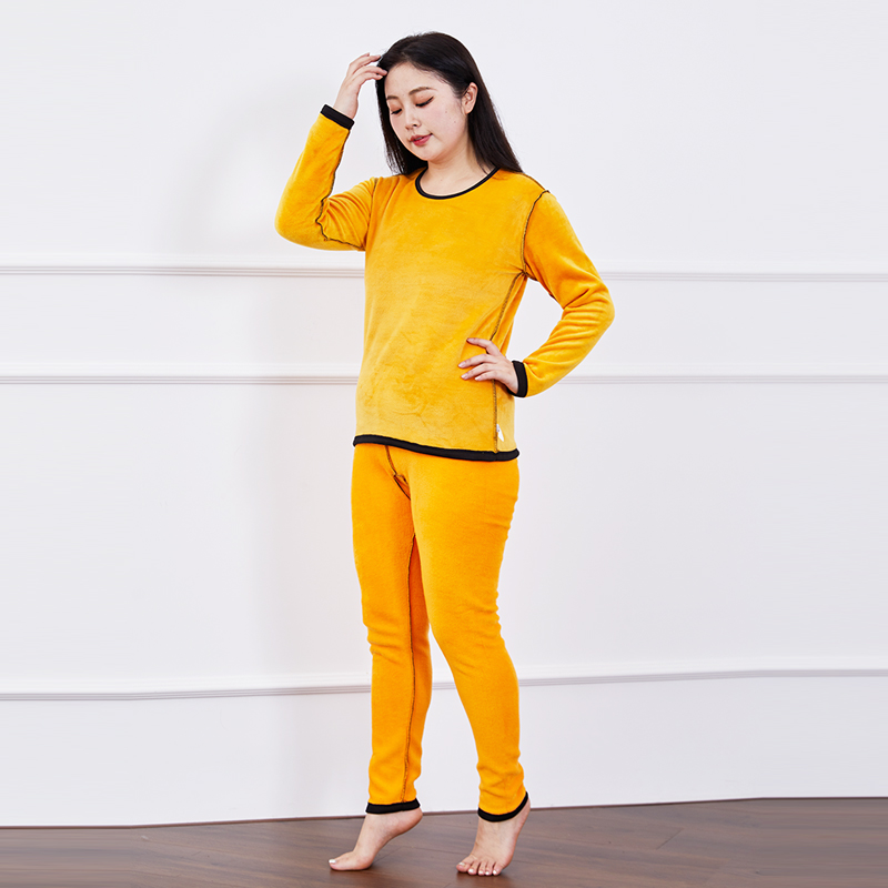 保暖套装实物图