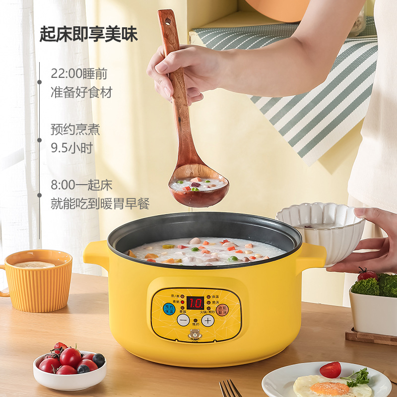 Electric hot pot multifunctional household integrated small electric pot Student dormitory noodles electric pot mini small power electric pot