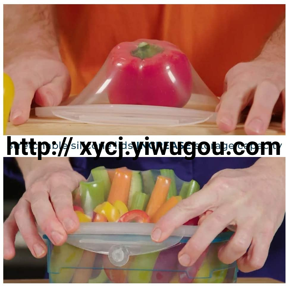 Six-piece set of soft-lided transparent food storage box, household plastic sealed box, portable fruit box, large storage, refrigerator storage box Application Scenario