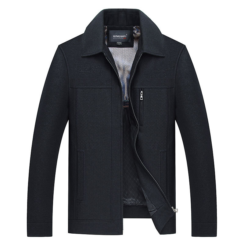 Spring and autumn middle-aged men's coat jacket jacket men's clothing 60 years old to wear wholesale manufacturers 50