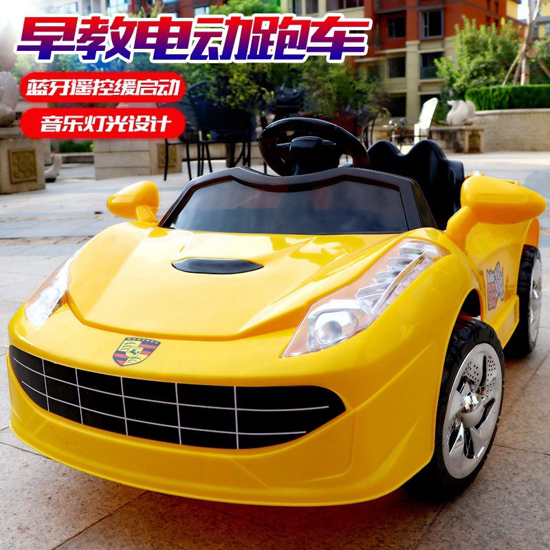 Children's electric vehicle: Four-wheel dual-drive remote control car, charging car for boys and girls, children's car, toy car for kids, can seat people Application Scenario