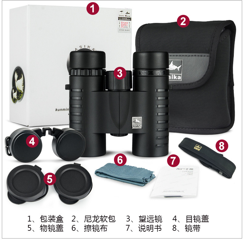 Shengtu Portable Zoom Telescope Concert High-Definition Telescope Set Nitrogen-filled Waterproof Binoculars wholesale details Picture