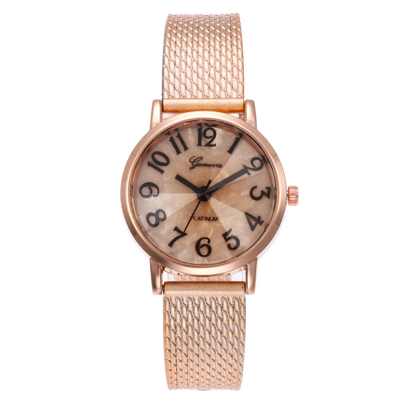 Live streaming special offer couple watches, women's quartz wristwatches, mesh bands, men's casual watches, women's gift factory wholesale Item Picture