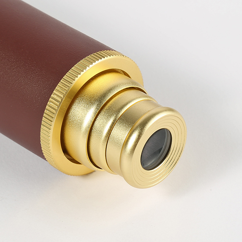 New 25X30 Pirate telescope single-barrel high-magnification high-definition pocket with leather bag gift telescope manufacturer wholesale Specification image