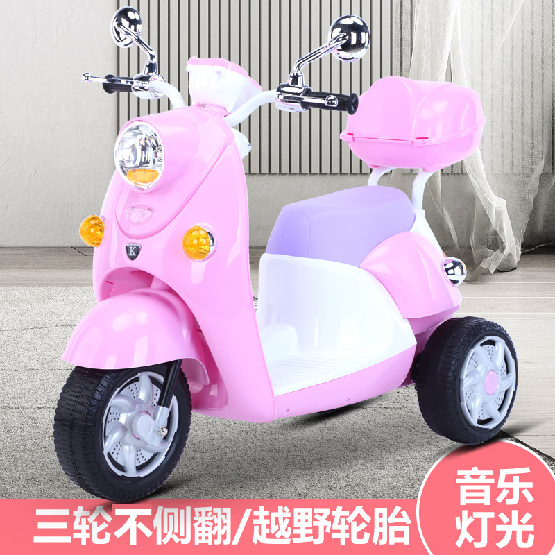 儿童电动车摩托车宝宝电动三轮车玩具车电动车新奇智能玩具自行车详情图2