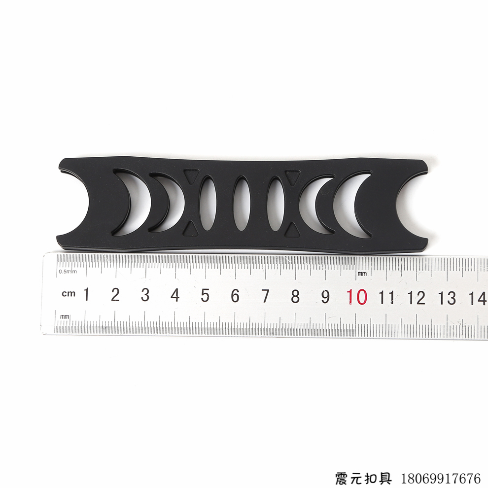 Black PVC plastic soft rubber handle for kayaks and assault boats, rubber handle for luggage accessories Item Picture