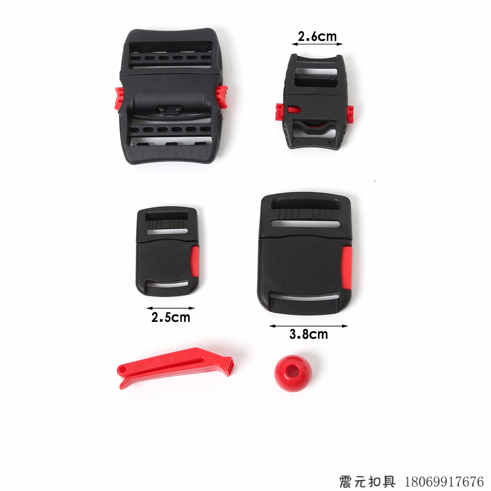 Colorful plastic socket umbrella rope braided buckle, pet strap buckle, outdoor sports wristband buckle. Customers can customize according to samples Item Picture