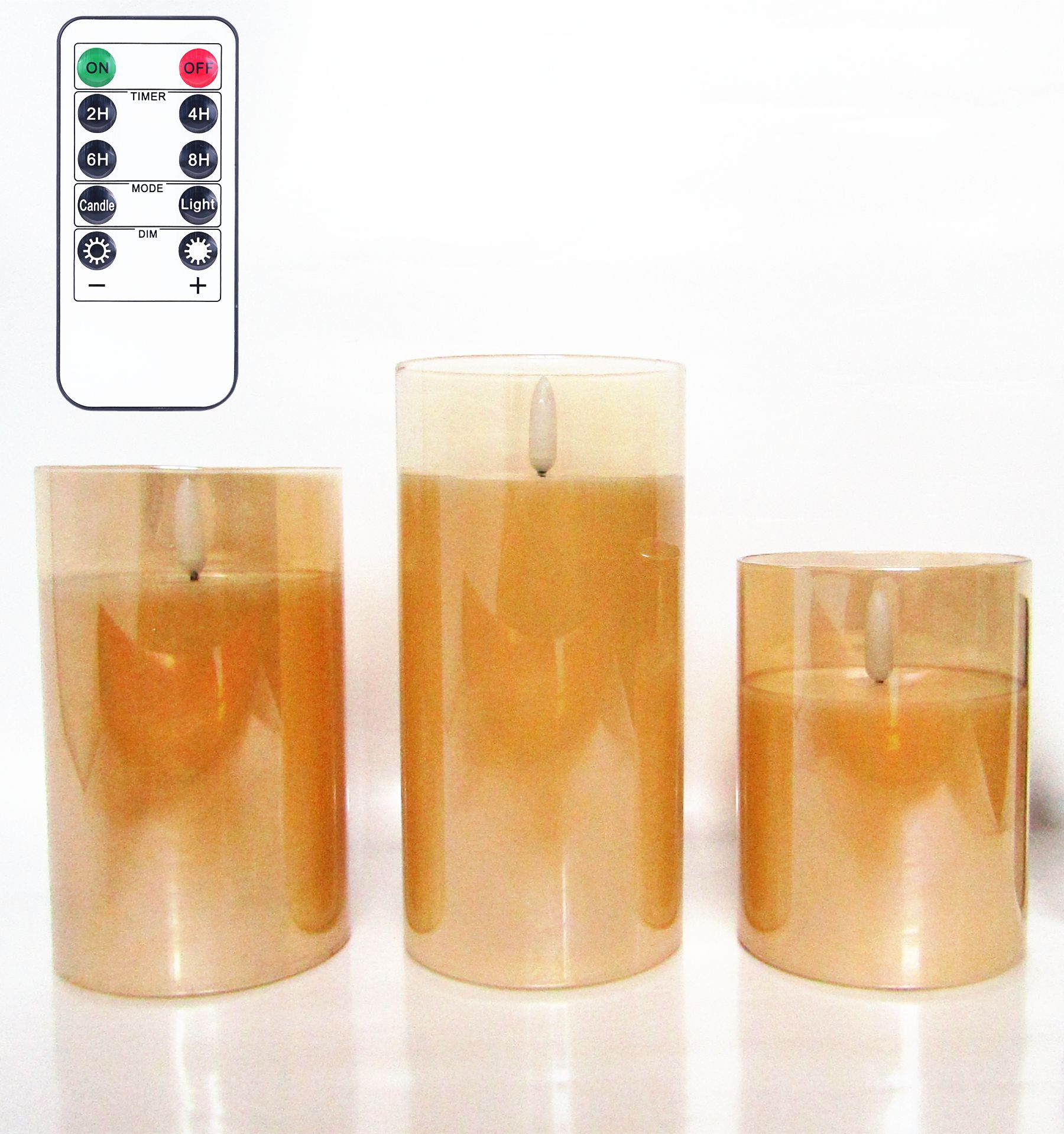 3D flame candle, LED smokeless electronic candle lamp, glass cup, paraffin lamp, decorative handicrafts and ornaments Application Scenario
