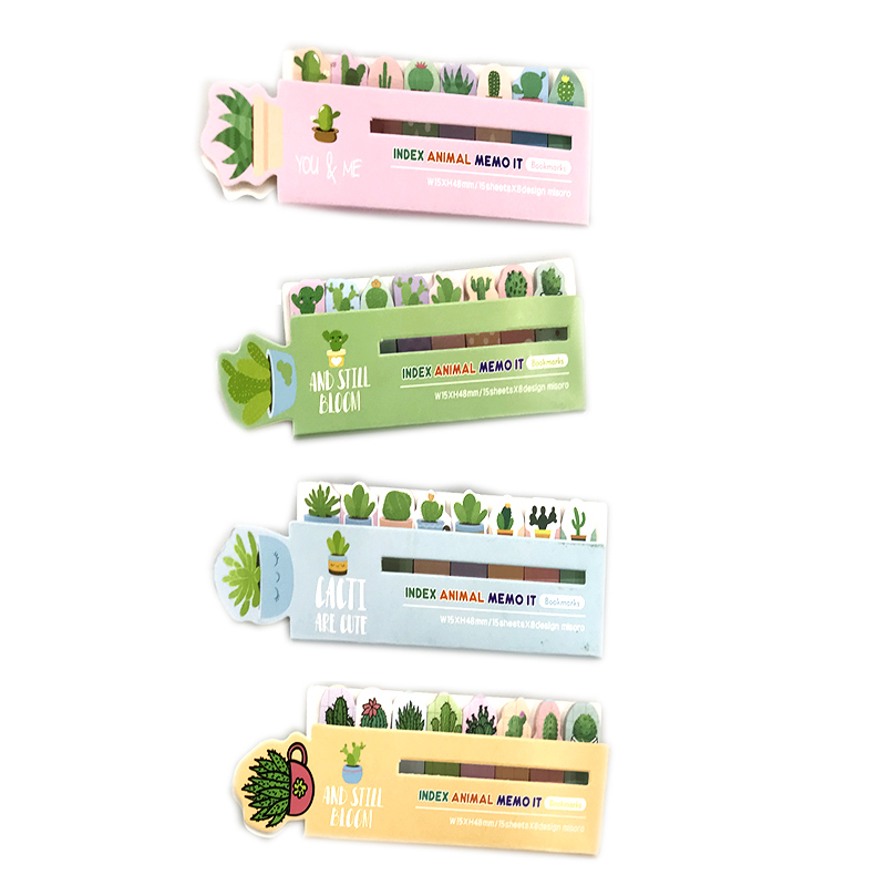Yiwu buys cactus of business alliance lovely modelling memo book