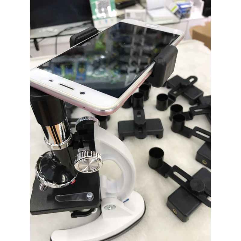 1200x niños microscopio conexión teléfono móvil soporte de fotografía 22mm interfaz 2X0014 accesorios de instrumentos ópticos details Picture