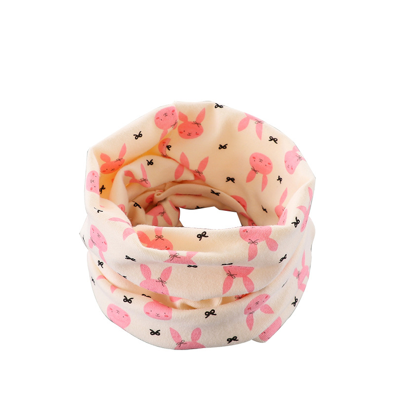 Children's cartoon neck collar, medium-sized, elastic, autumn and winter, Korean-style printed children's neck, one-piece consignment Application Scenario