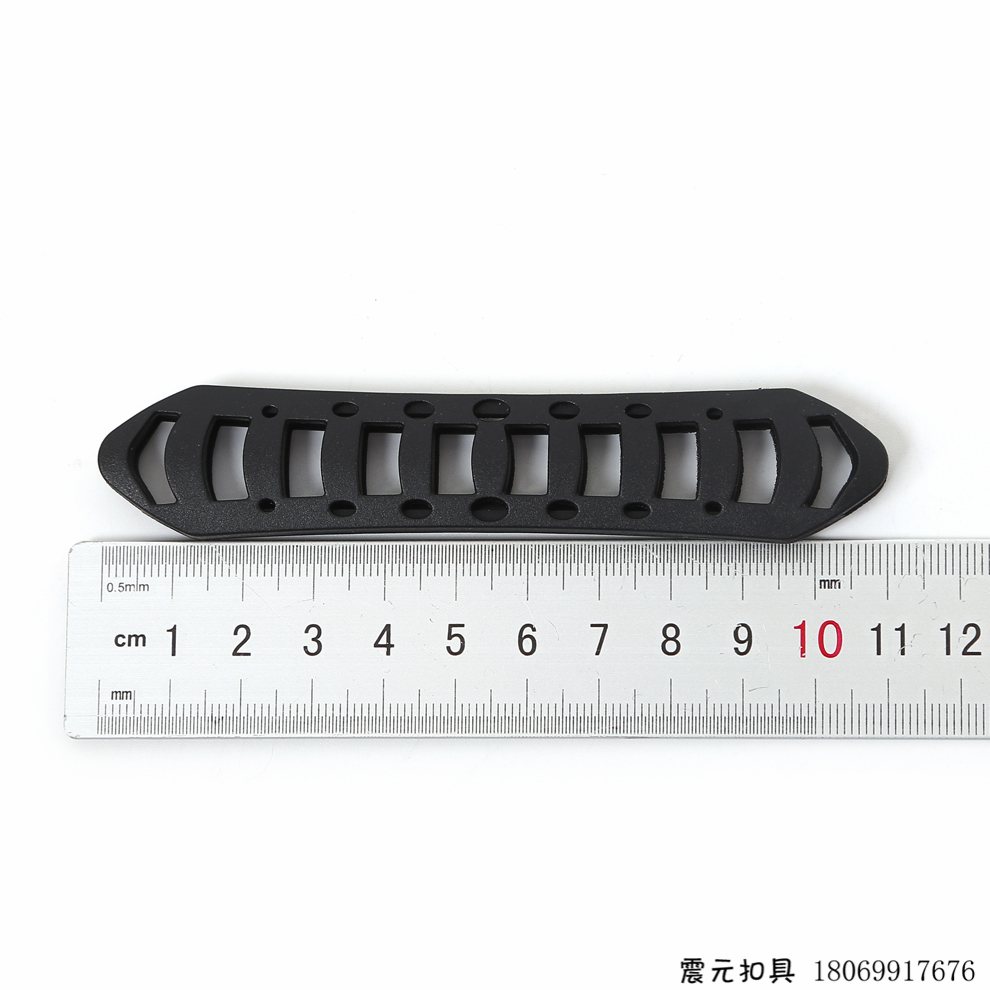 Black PVC plastic soft rubber handle for kayaks and assault boats, rubber handle for luggage accessories Specification image
