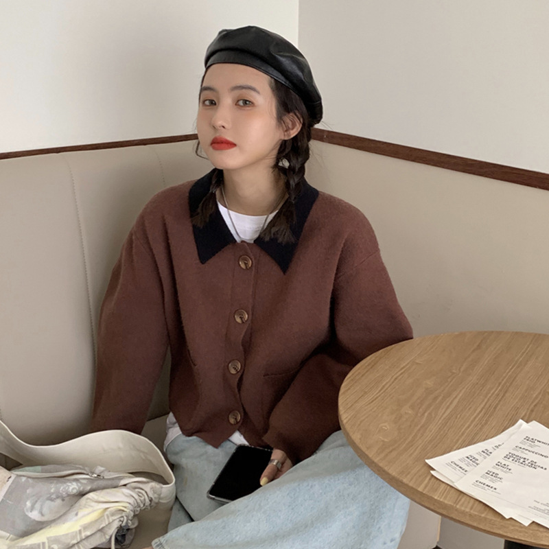 女式羊毛衫实物图