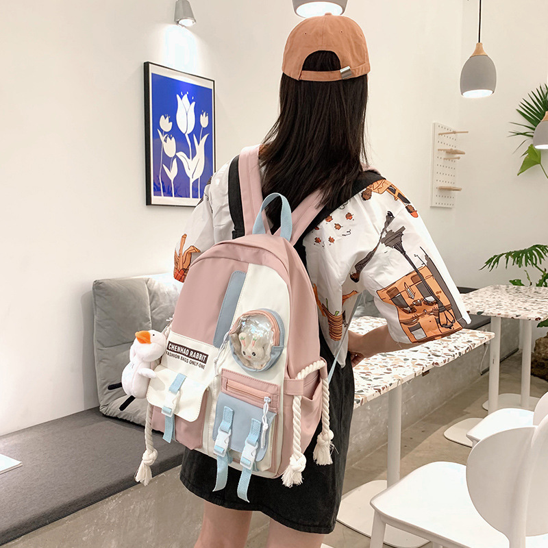 Mochila japonesa para estudiantes de secundaria mochila de gran capacidad para estudiantes de secundaria para estudiantes de secundaria para estudiantes de secundaria para estudiantes de secundaria para niñas versión coreana de ins wind para estudiantes de secundaria Application Scenario