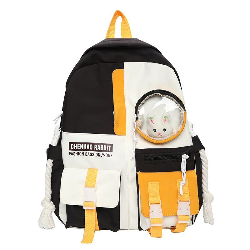 Mochila japonesa para estudiantes de secundaria mochila de gran capacidad para estudiantes de secundaria para estudiantes de secundaria para estudiantes de secundaria para estudiantes de secundaria para niñas versión coreana de ins wind para estudiantes de secundaria Item Picture