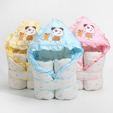 婴儿包被 新生儿抱被 宝宝厚抱毯 睡袋初生婴儿冬季用品