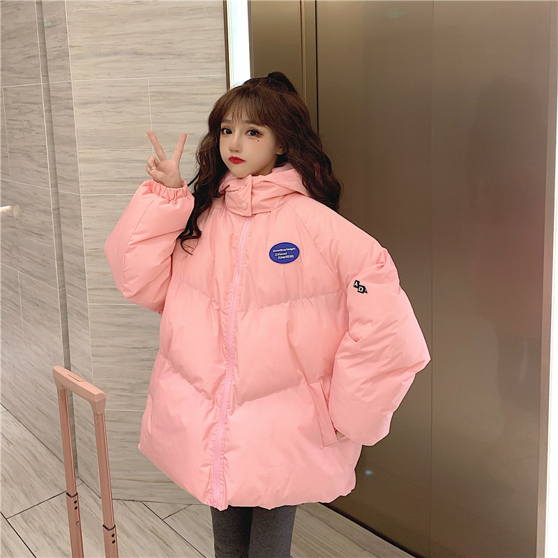 202. autumn/winter new European station candy colour medium length down jacket ladies white heavy coat White duck down