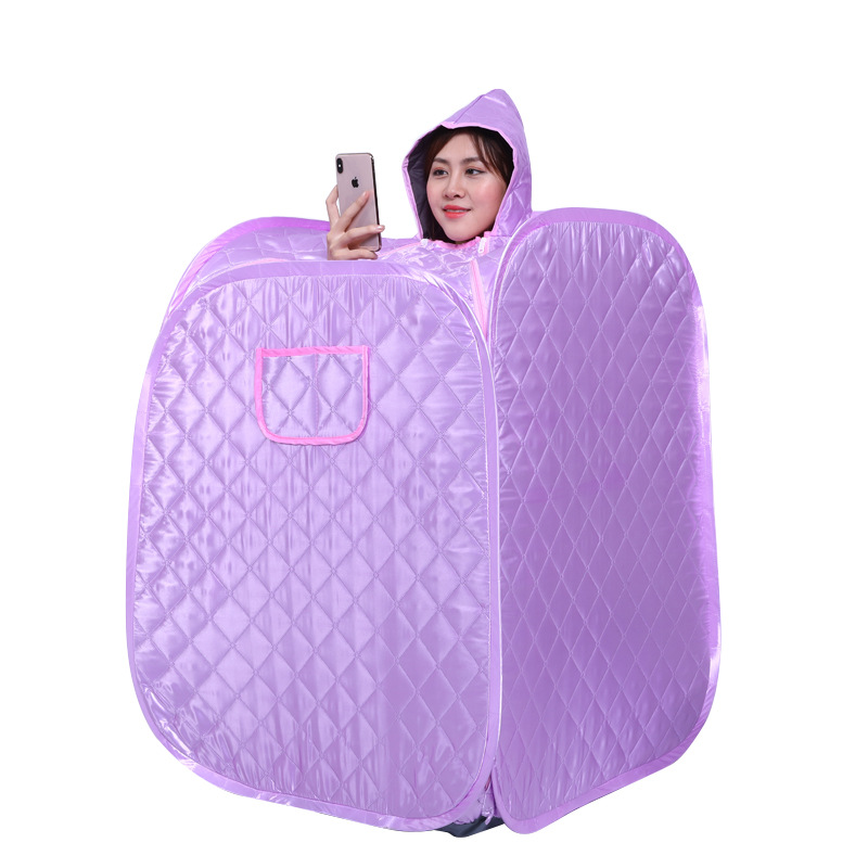 Household steam sauna box sweat steam room sweat steam box single folding portable sauna room upgrade