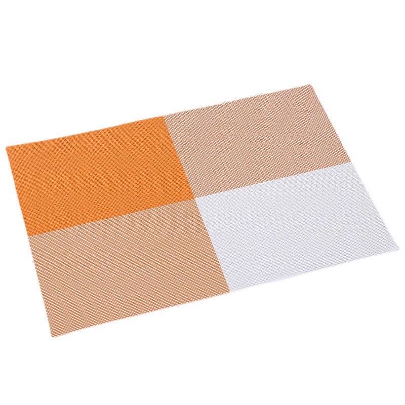 Waterproof and heat-insulating square grid spliced bowl MATS, plate MATS, PVC coasters, creative home products, anti-slip table MATS Item Picture