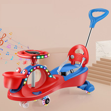 儿童扭扭车滑行车摇摆车溜溜车平衡车婴儿推车发光休闲玩具车童车
