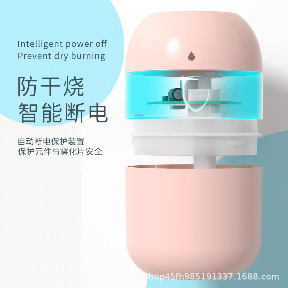 New USB humidifier, home aromatherapy instrument, portable desktop spray, vehicle water refill instrument, direct gift supply Application Scenario