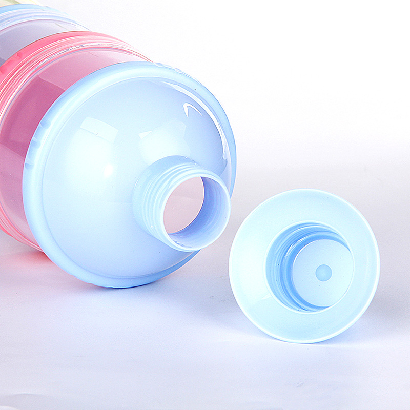 Baby large-capacity milk powder boxes, children's small-sized compartments for moisture-proof milk powder, portable dry storage milk powder cans for babies details Picture