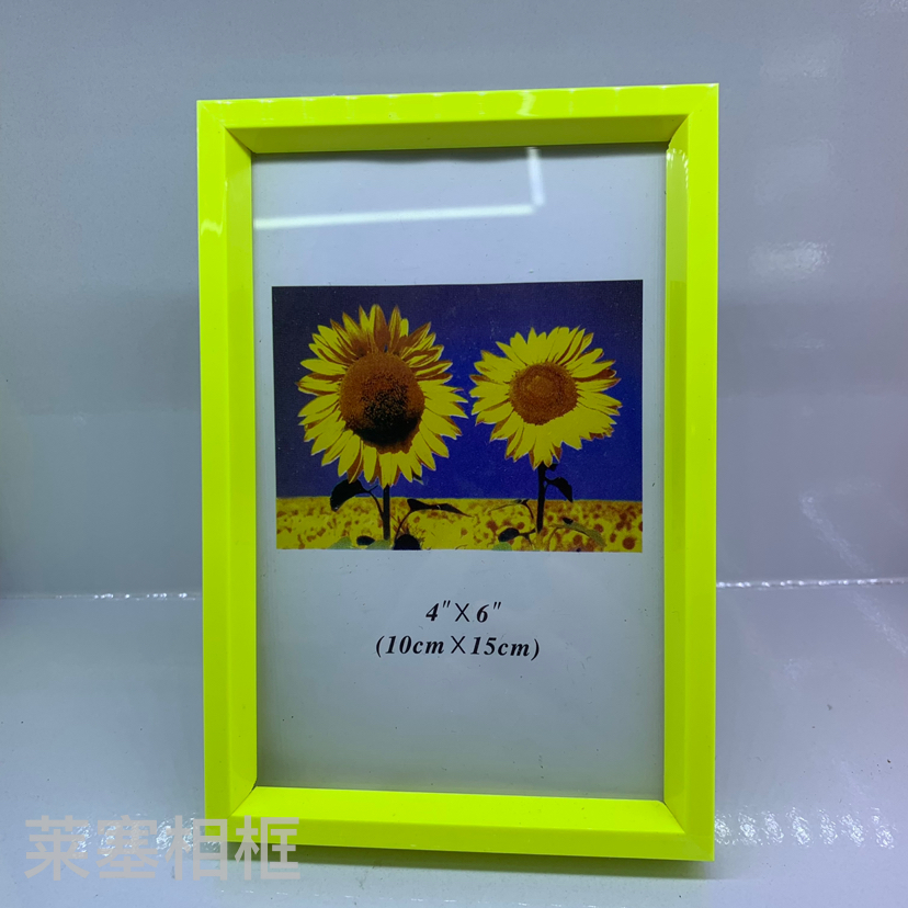 White PVC colored plastic photo frames, studio picture frames, display stands, photo walls, customized plastic photo frames of various sizes Specification image