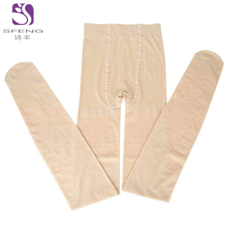 One-piece dropshipping of socks from the street stall: Sister Yan's silk stockings for women, spring and autumn mid-thick pantyhose, velvet thin black flesh-colored autumn and winter bare-leg stockings Item Picture