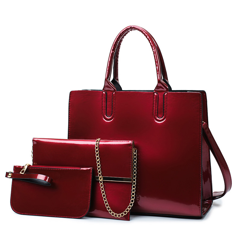 bag bright face 2020 new multi-piece female fashion bag single shoulder crossbody noble female bag foreign trade thumbnail