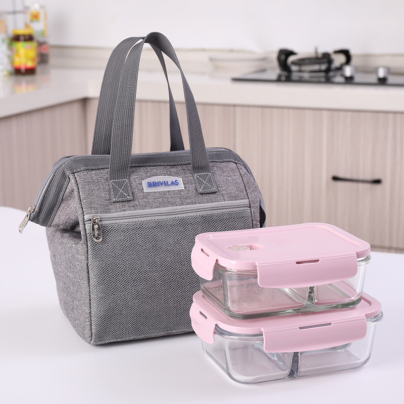 Frog mouth bento bag thermal bag Multi-functional portable lunch bag thermal bag lunch box bag fresh picnic bag