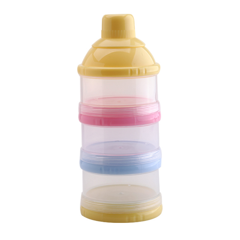 Baby large-capacity milk powder boxes, children's small-sized compartments for moisture-proof milk powder, portable dry storage milk powder cans for babies Item Picture