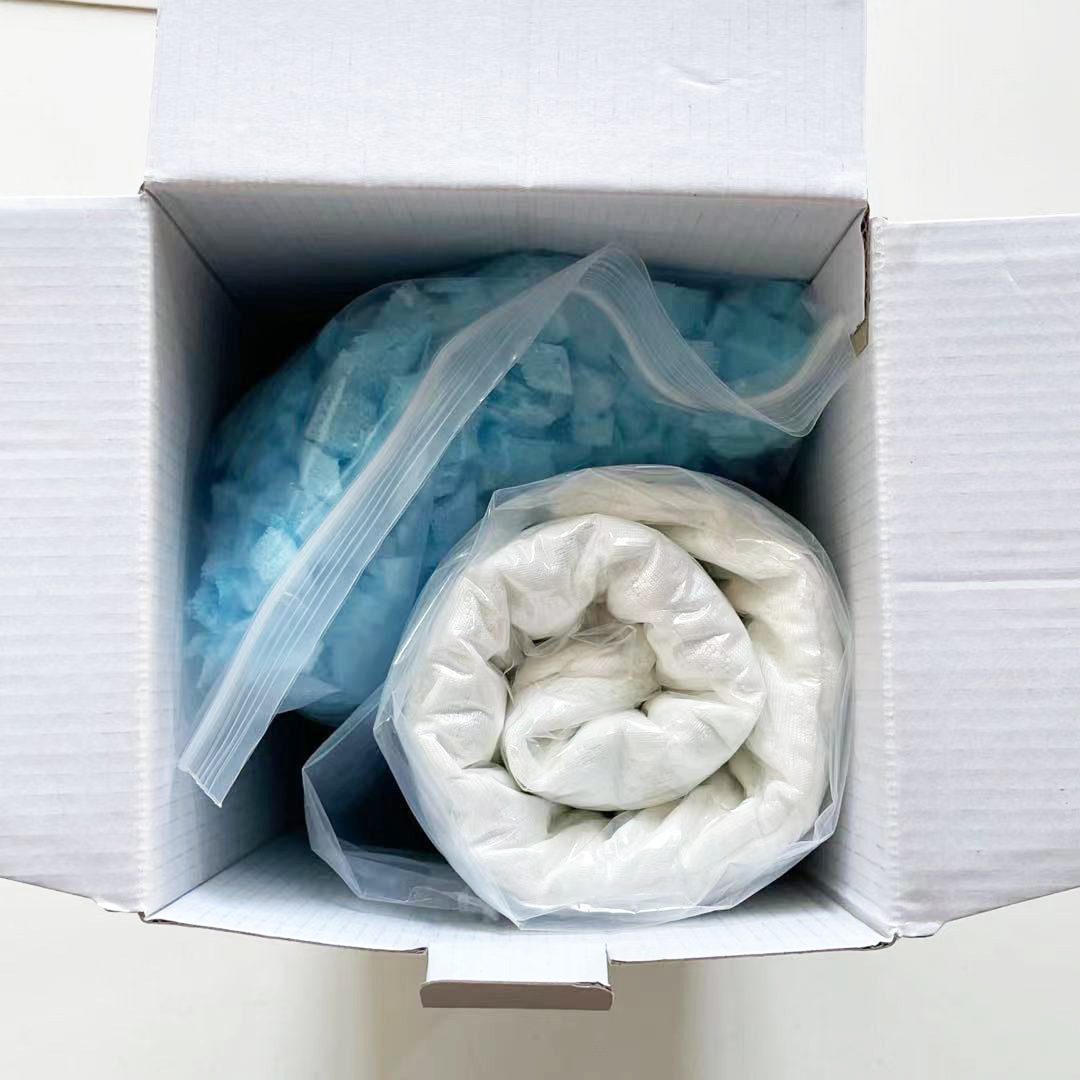 Blue chopped sponge, chemical fiber, bamboo fiber pillow, gel memory foam, slow rebound sponge, Amazon pillow full figure