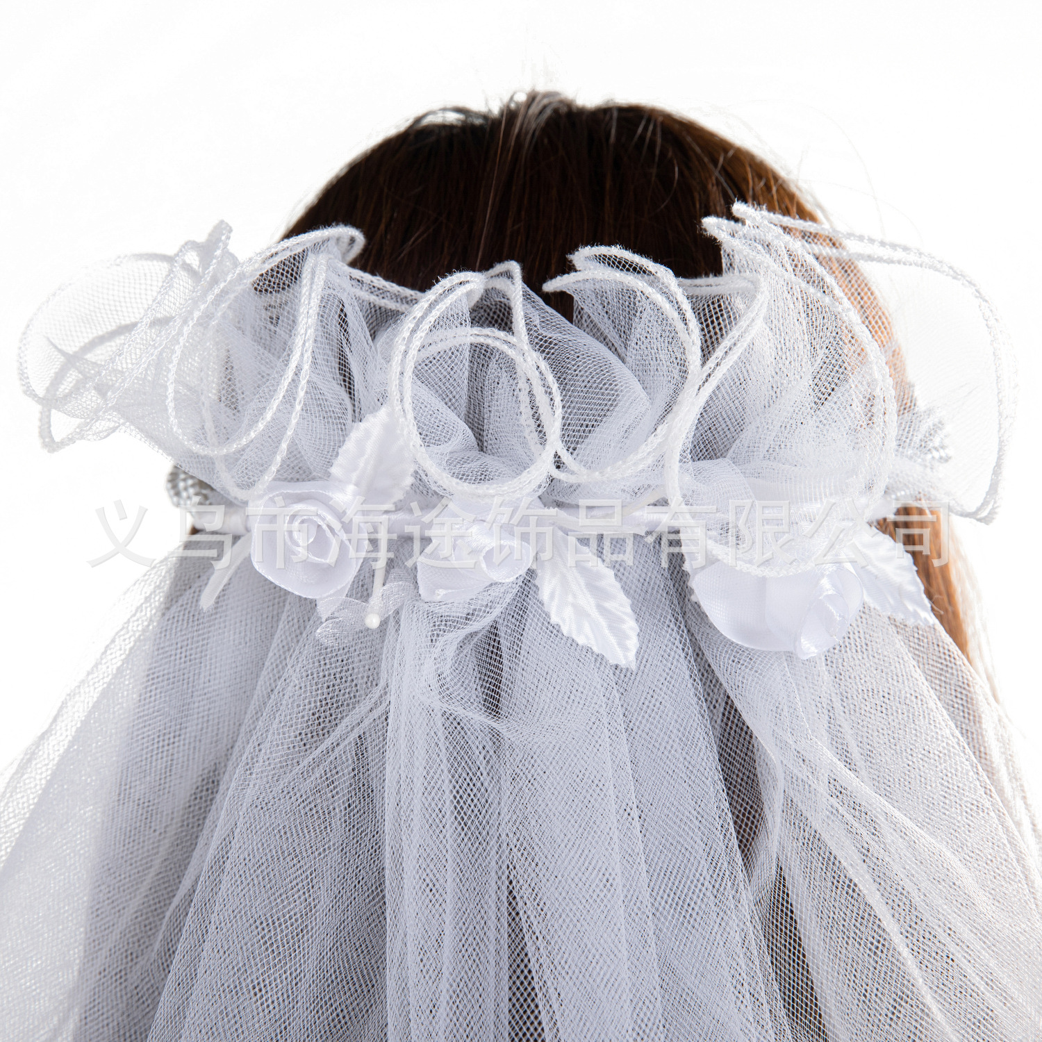 Cross-border wholesale of super fairy Korean-style bride veils and headwear, female lace, Internet celebrity photo veils, travel photo veils details Picture