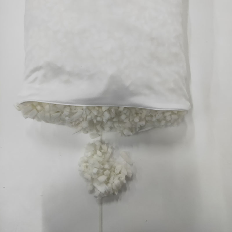 Crushed sponge bamboo fiber memory foam slow rebound white chopped sponge Amazon pillow Application Scenario