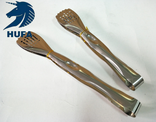 304 stainless steel food tongs, self-service fast food tongs, barbecue, baking bread, grilled meat, fried steak food tongs, meal tongs