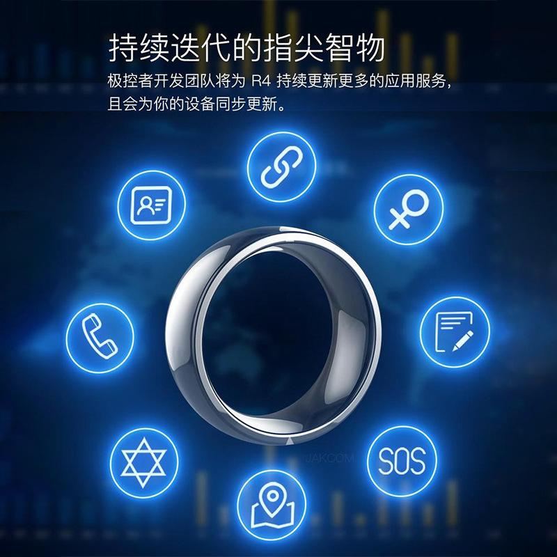 Smart Ring R4 Multi-function Ring support iOS Android ICID card access recognition smart wearable