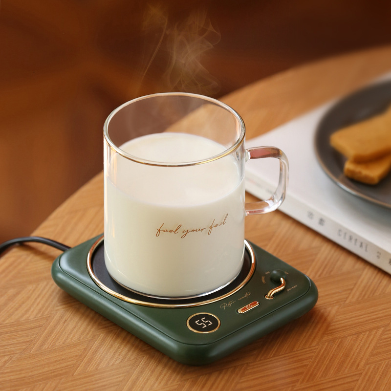 Heating thermostatic coasters keep warm in winter coasters are plugged in intelligent power off rapidly heating up thumbnail