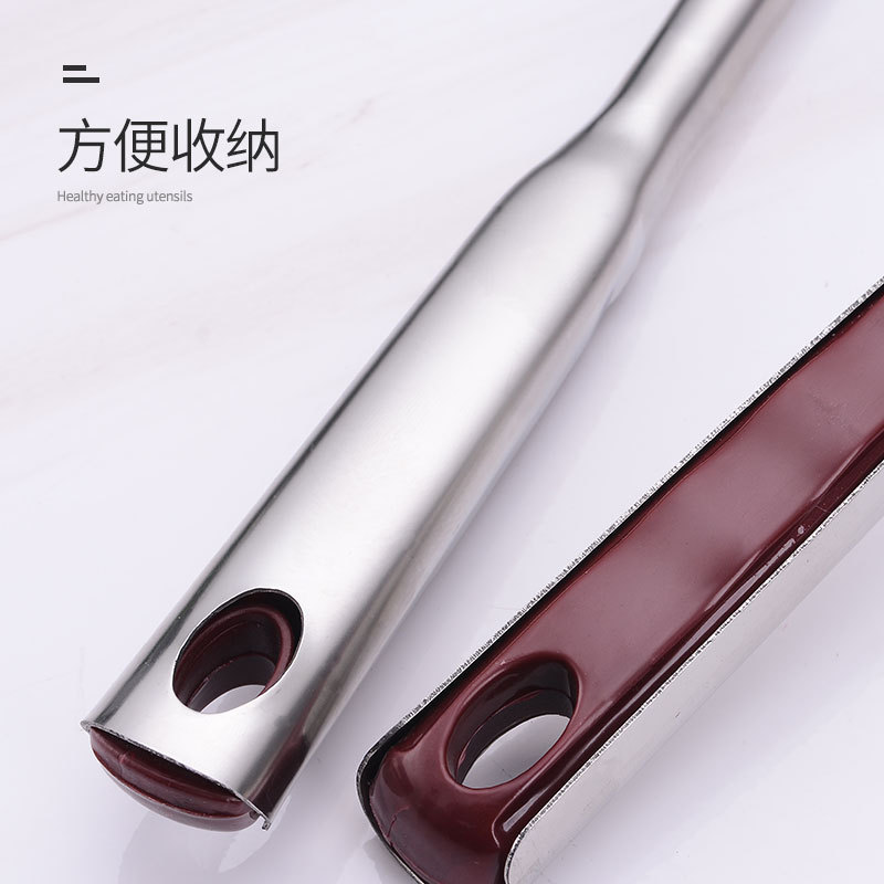 Wholesale of stainless steel soup shells, soup strainers for hot pot frying, filtering strainers, cooking soup spoons and kitchenware from manufacturers Item Picture
