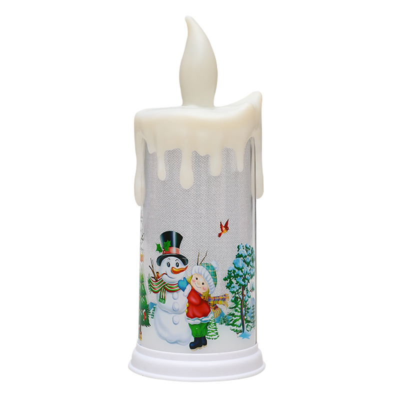 Christmas teardrop candle simulation wax decorative handicrafts and ornaments Item Picture