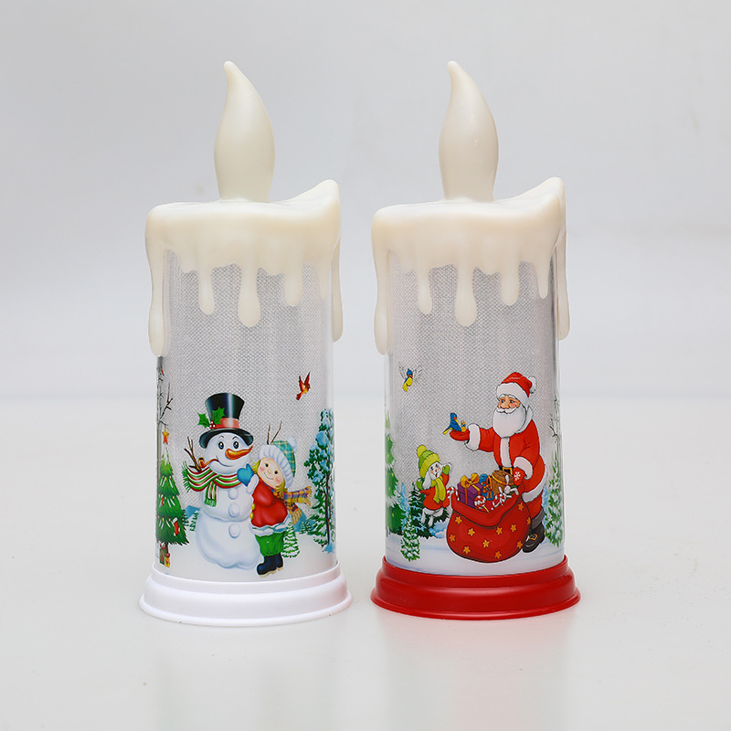 Christmas teardrop candle simulation wax decorative handicrafts and ornaments Application Scenario