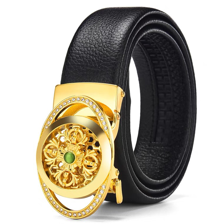 皮带男士网红新款真皮高档腰带男潮流百搭青年自动扣裤带