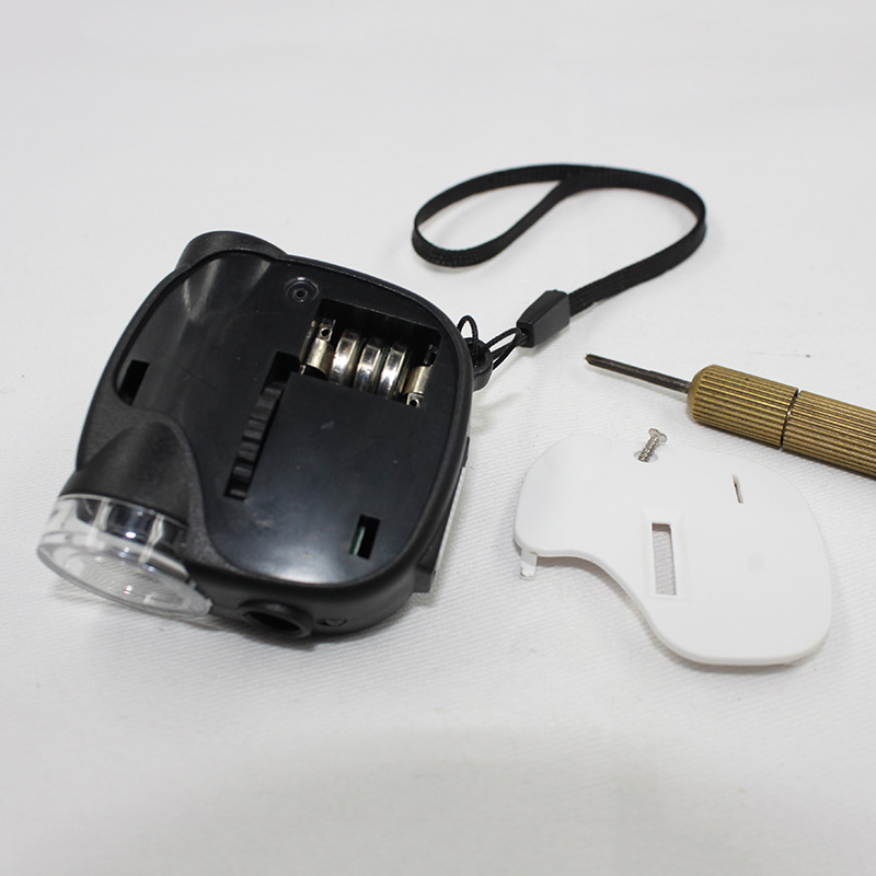 TH-7004D Mini high-definition microscope, portable UV banknote detector lamp, multi-functional magnifying glass, direct supply for antiques and jewelry Application Scenario