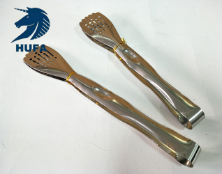 304 stainless steel food tongs, self-service fast food tongs, barbecue, baking bread, grilled meat, fried steak food tongs, meal tongs