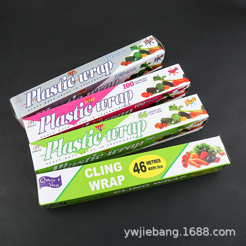 Hand-torn plastic wrap easy to tear food preservation microwave heating PE material affordable packaging manufacturers direct supply