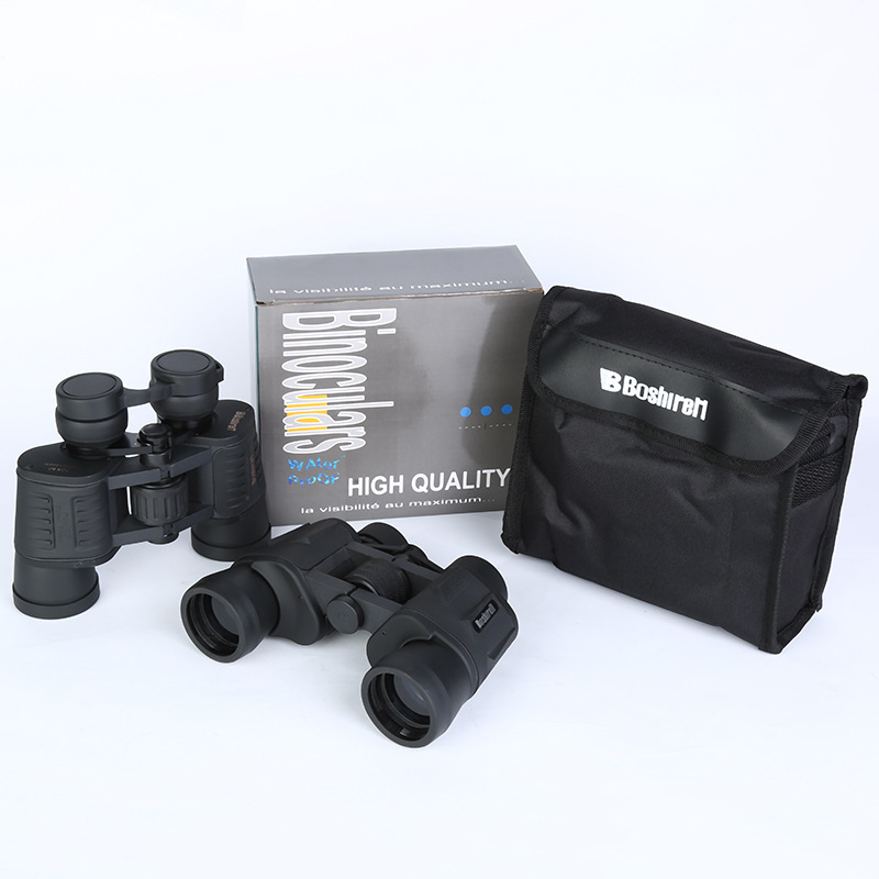 Factory wholesale BOSHIREN 10X40 high-power high-definition binoculars, adult outdoor binoculars