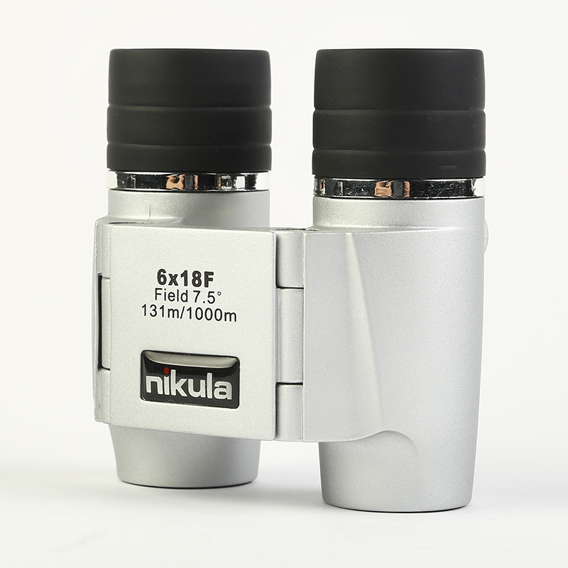 Wholesale of Likeda autofocus portable binoculars, silver metal outdoor binoculars, high-power high-definition telephoto lenses Item Picture
