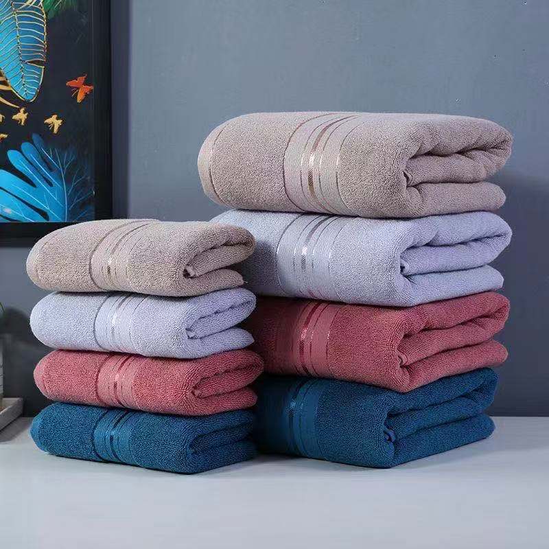 Seda brillante toalla de baño set toalla 70*140cm absorbente adulto regalo toalla details Picture