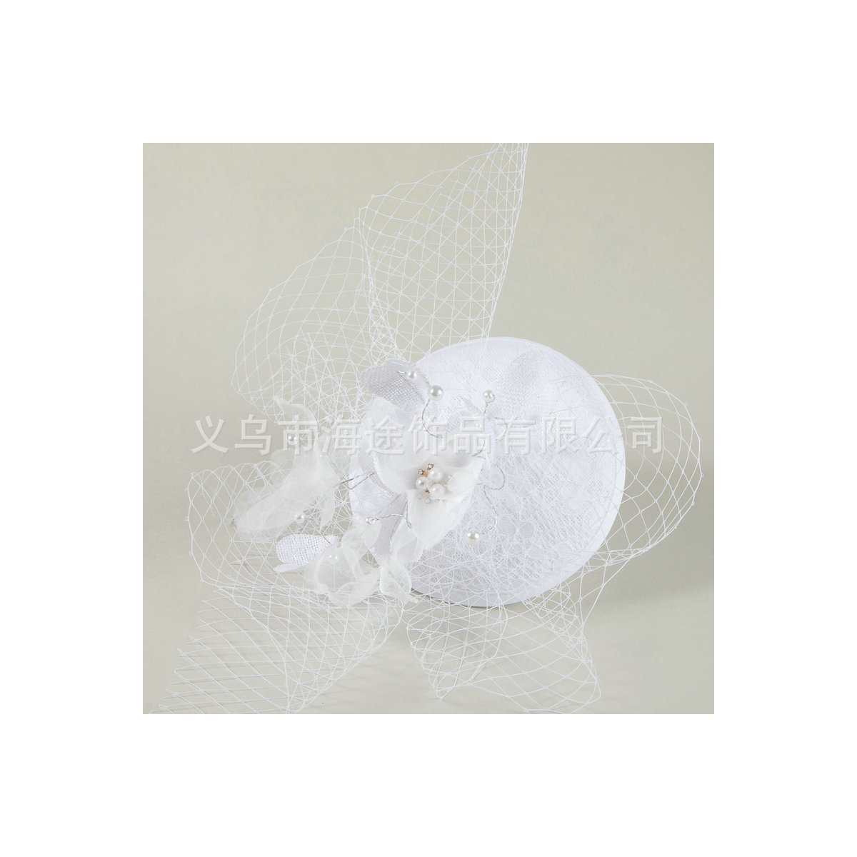 In Europe and America, pearl gauze hats, net gauze brides, small top hats, ball and dinner parties, elegant and stylish hair accessories, and small top hats for women are popular Item Picture
