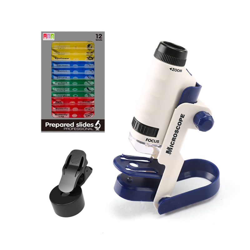 可拆卸儿童小型显微镜生物实验变倍显微镜机中小学生显微镜批发详情图4