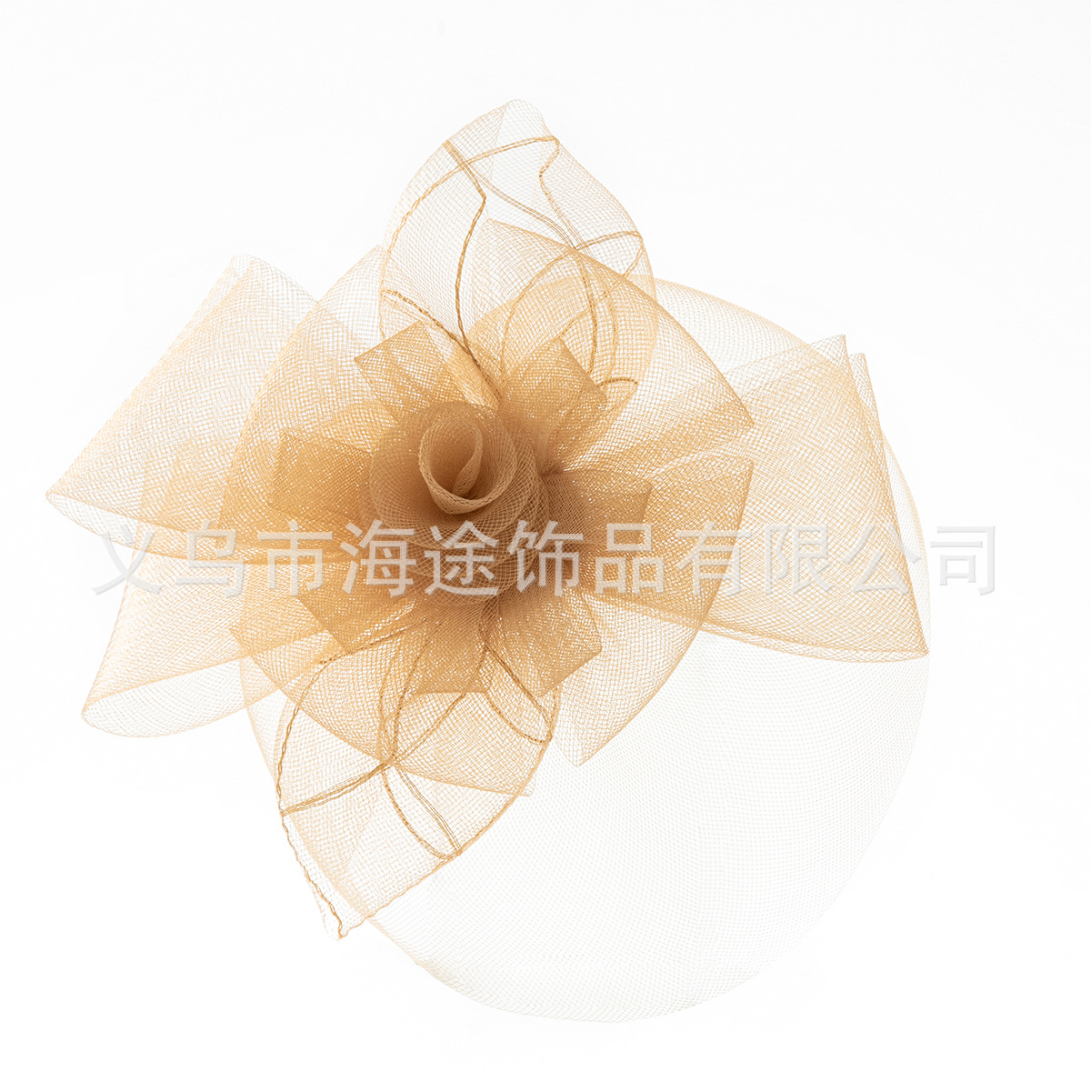 European and American bridal gauze top hats, women's fine Western-style banquet gauze hats, dance party photo shoot, party small top hat manufacturer wholesale details Picture